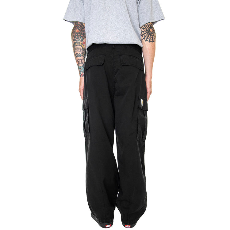 COLE CARGO PANT BLACK GARMENT DYED - Pantaloni Uomo Neri I031218-89GD . CARHARTT WIP 