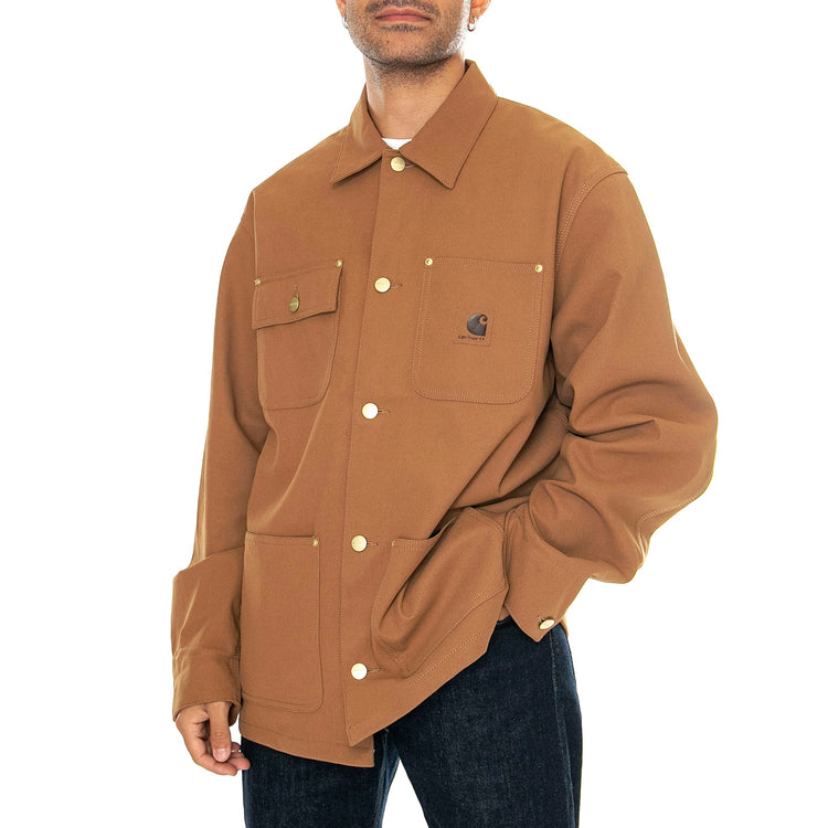 Suede Michigan Coat Hamilton Brown - Giacca Uomo Marrone I033717.HZXX . CARHARTT WIP 