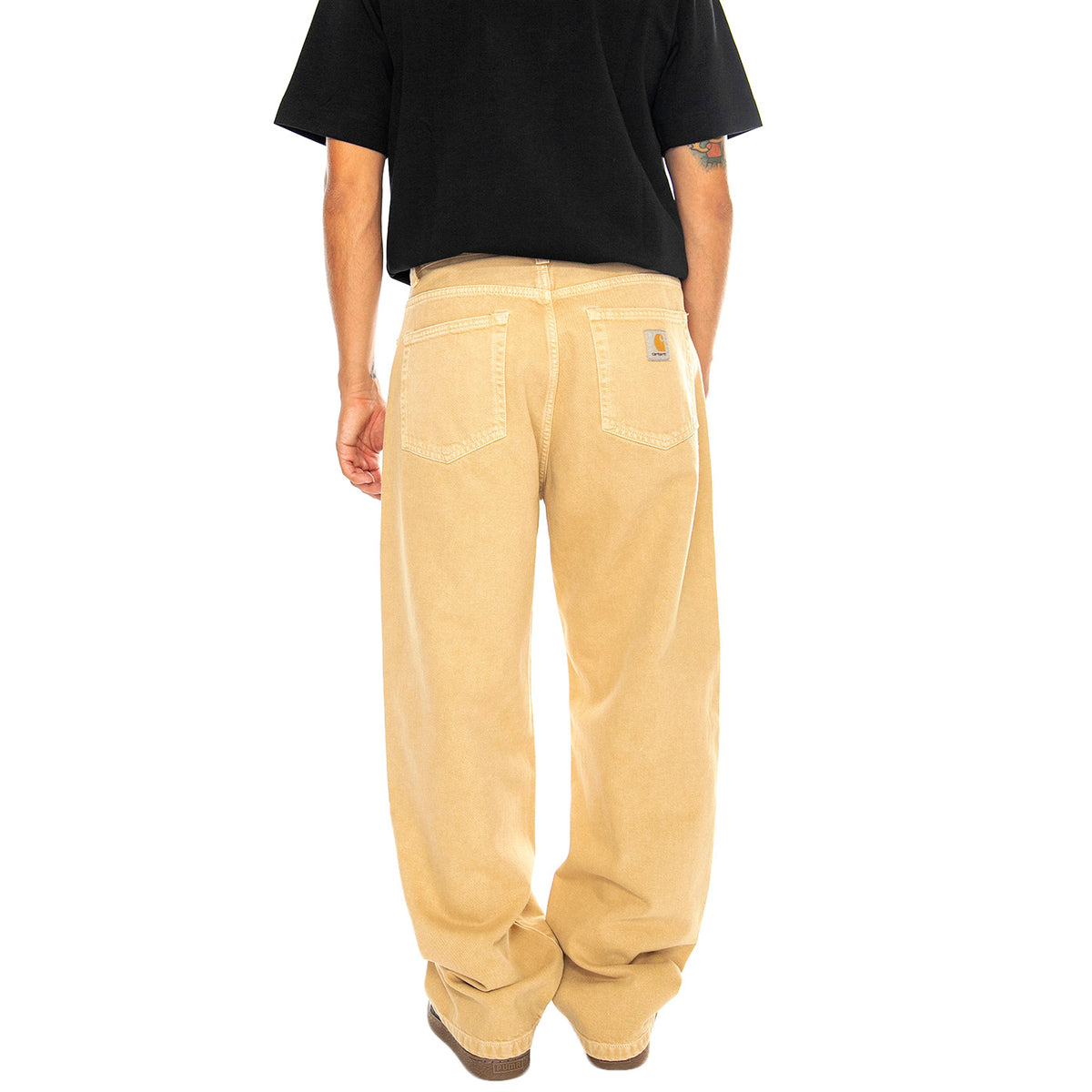 Landon Pant Bourbon stone dyed - Pantaloni Uomo Beige I033749.1YH4J . CARHARTT WIP 
