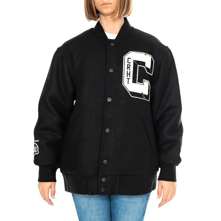 W' Brown Ducks Jacket Black - Giacca Donna Nera I033859.89XX . CARHARTT WIP 