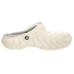 Classic Lined Overpuff Clog WHI - Sandali Uomo Bianchi CR.210059-WHI . CROCS 