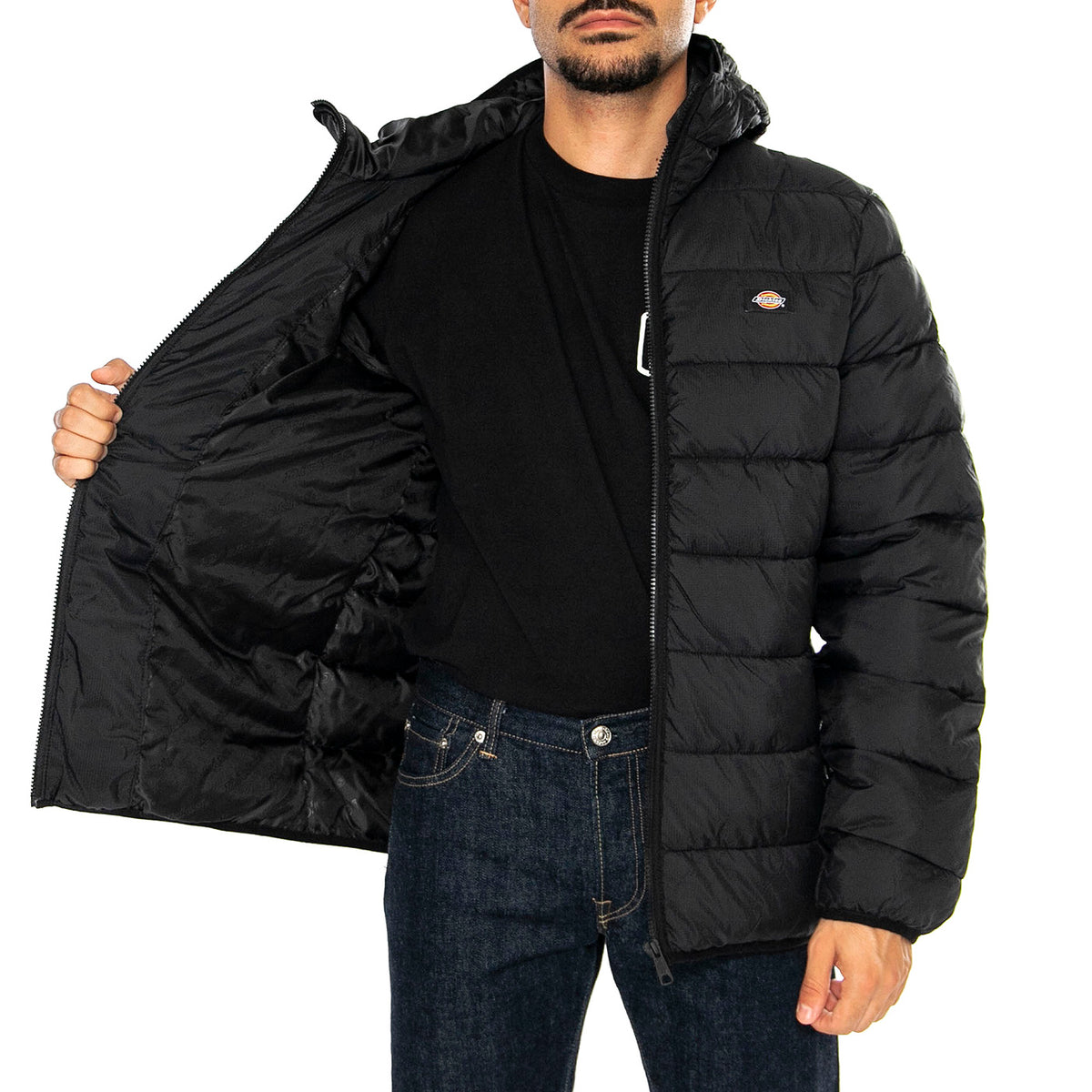 Waldenburg Mid Layer Black - Giacca con Cappuccio Uomo Nera DK0A4Y3XBLK1 . DICKIES 