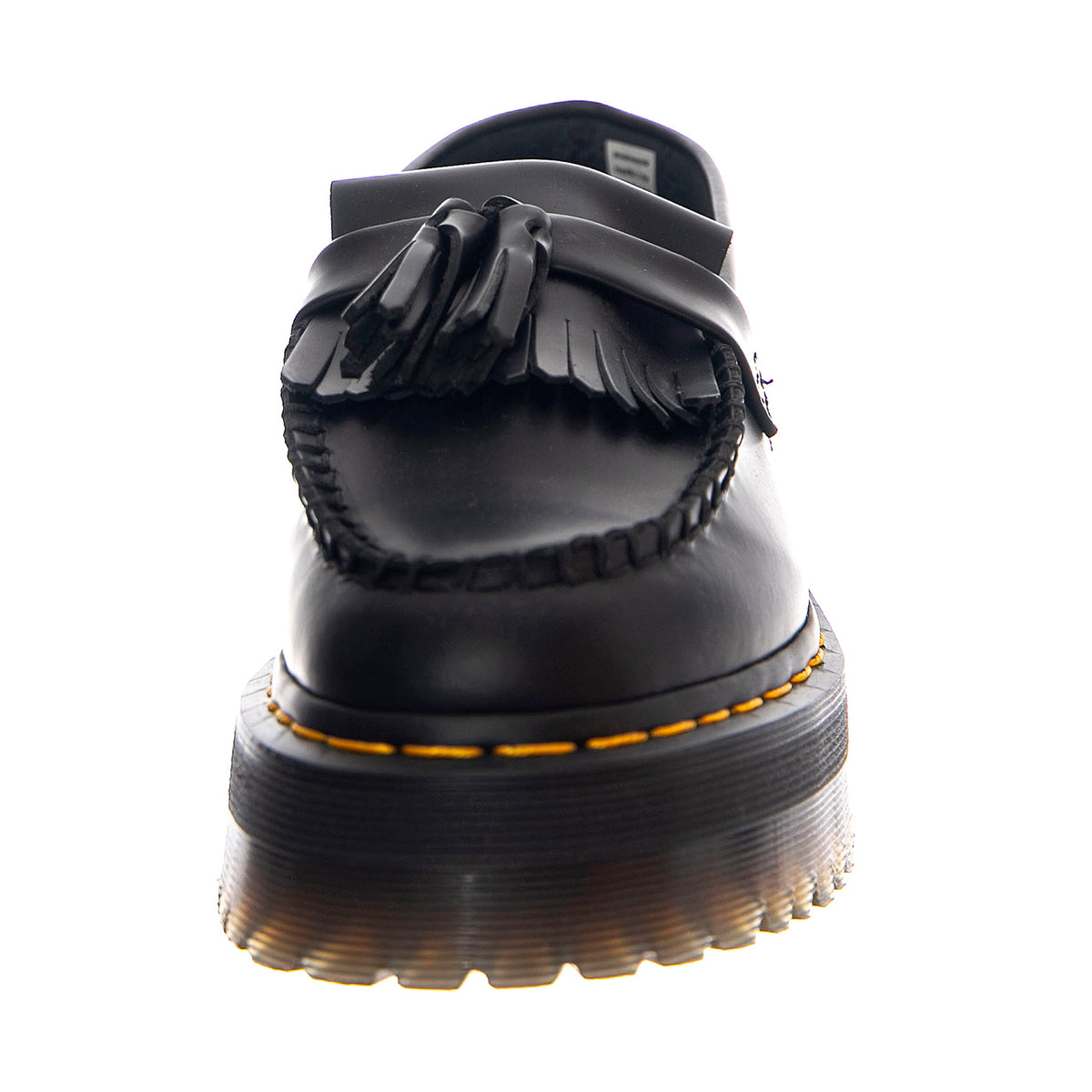 Adrian Quad Platform Loafers - Mocassini in Pelle con Nappe Donna Neri 27989001 . DR.MARTENS 