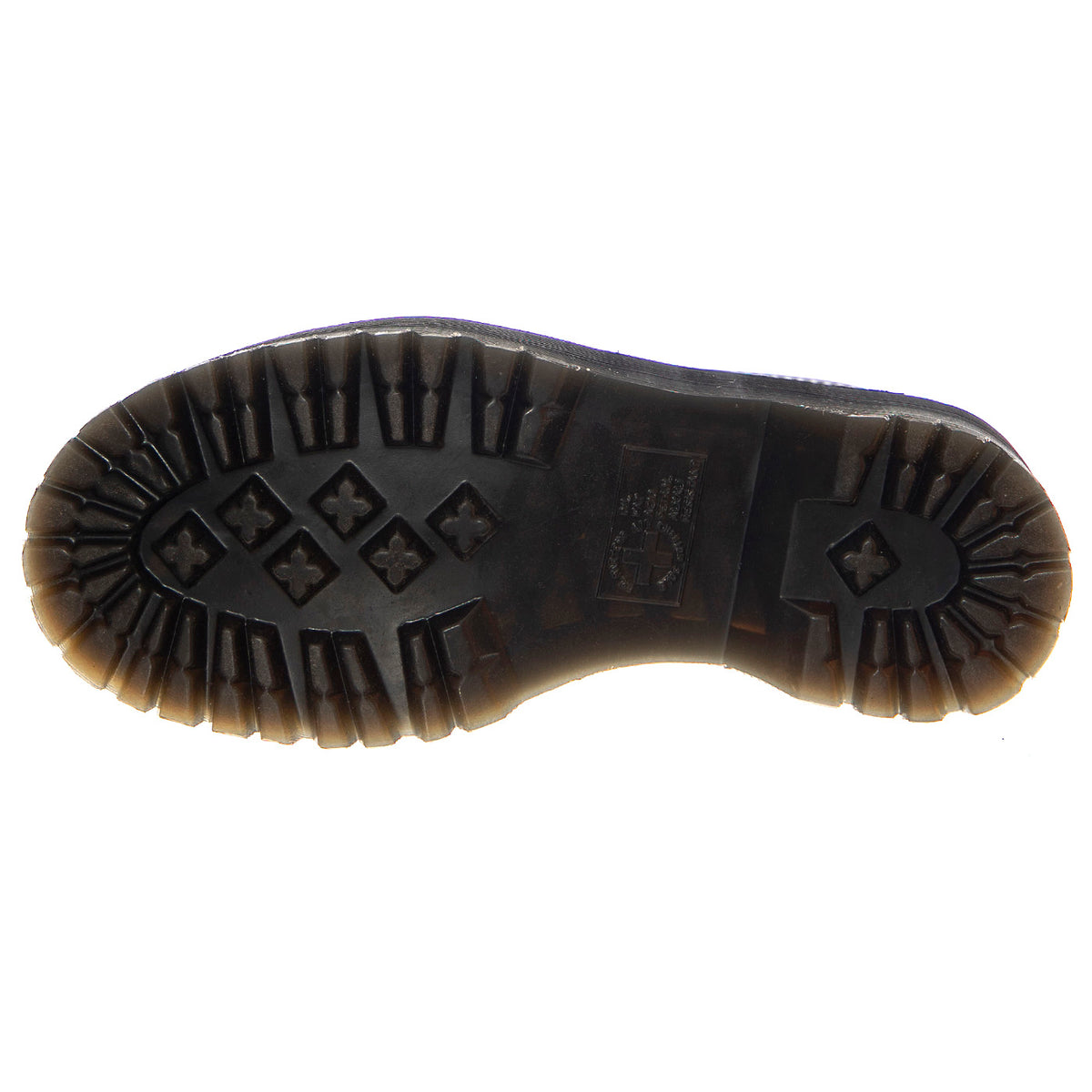 Adrian Quad Platform Loafers - Mocassini in Pelle con Nappe Donna Neri 27989001 . DR.MARTENS 