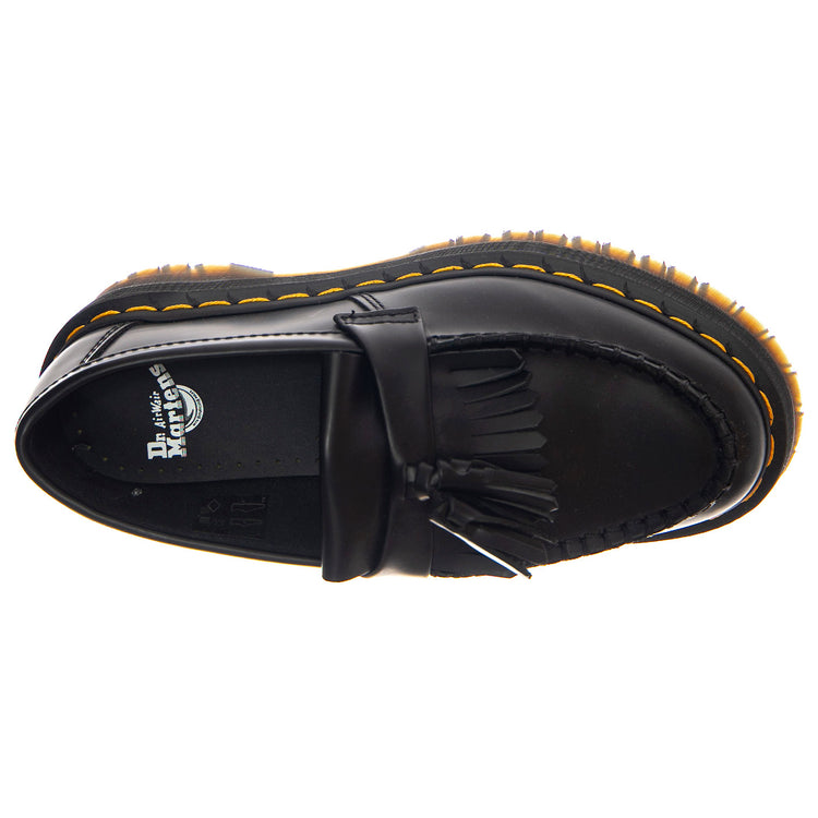Adrian Quad Platform Loafers - Mocassini in Pelle con Nappe Donna Neri 27989001 . DR.MARTENS 