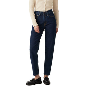 80S MOM JEAN ERODED WAY - Pantaloni Denim Jeans Vita Alta Donna Blu A3506-0024 . LEVIS 