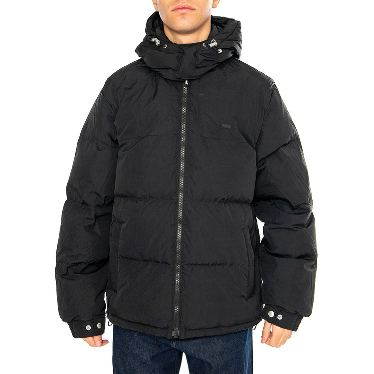 Rockridge Short Puffer Jet Black - Giacca con Cappuccio Uomo Nera A8557-0000 . LEVIS 