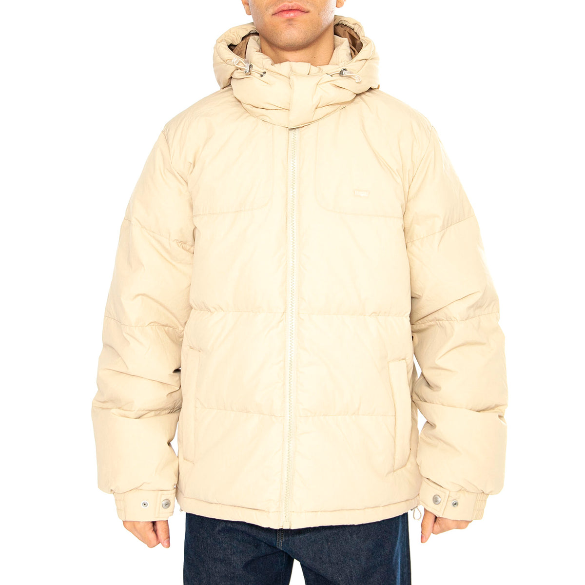 Rockridge Short Puffer Safari Tans - Giacca con Cappuccio Uomo Beige A8557-0003 . LEVIS 