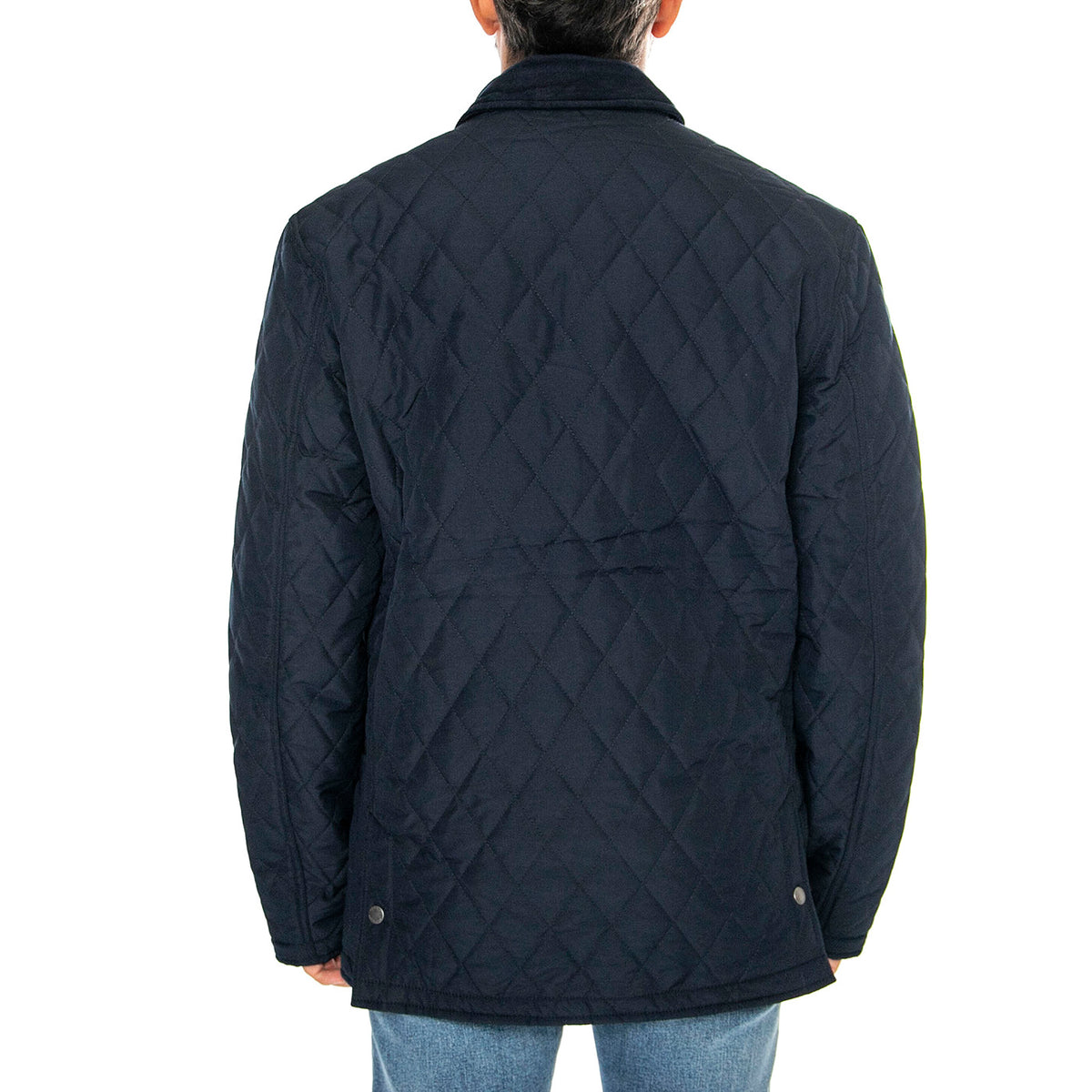 Quilted Jacket Dark Navy - Giacca Uomo Blu JK1990V-Z271 . LYLE & SCOTT 