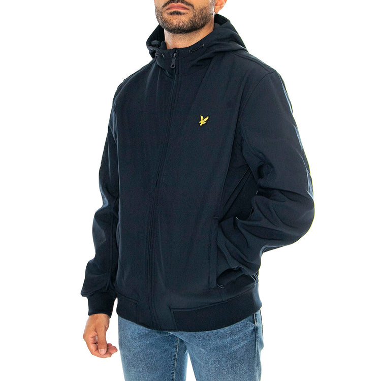 FLEECE BACK SOFTSHELL JACKET DARK NAVY BLUE - Giacca Uomo Blu JK2110V-Z271 . LYLE & SCOTT 