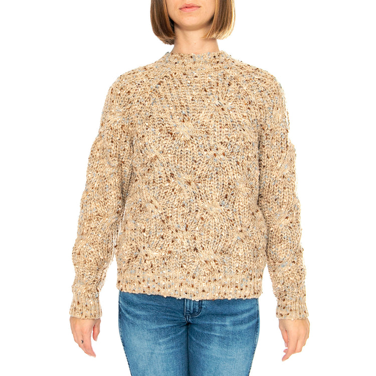 Jersey Arena - Maglione Donna Beige 15020017 . MD'M 