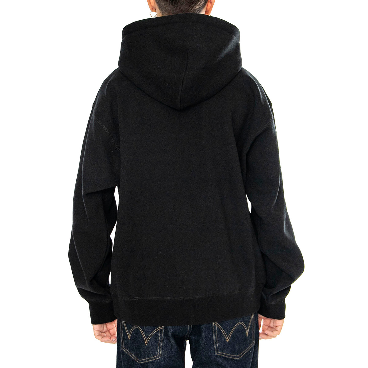 Established Works Bold Zip Hood II Fleece Black - Felpa Uomo Nera 112460022-BLACK . OBEY 