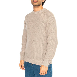 Litus Reg 5 Naps Crew Knit Silver Lining - Maglione Girocollo Uomo Beige 22031001-4607409 . ONLY & SONS 