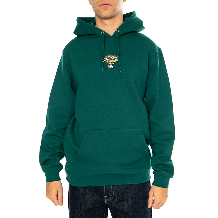 Winkowski Alien Creep Rainforest - Felpa con Cappuccio Uomo Verde SCA-HDY-6427 . SANTA CRUZ 