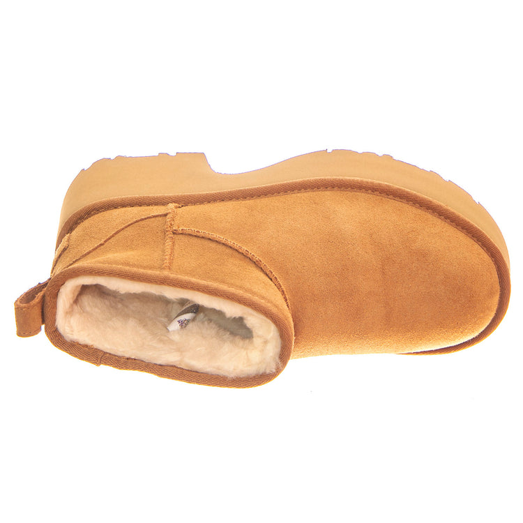 W Classic Ultra Mini New Heights Chestnut - Scarpe Donna Marroni 1158311-CHE . UGG 