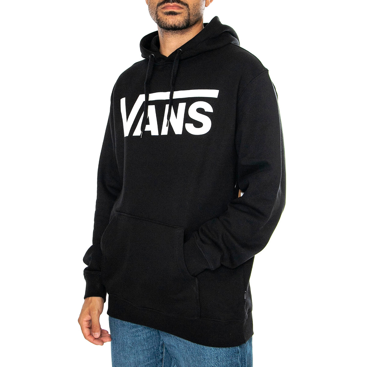 Vans Classic Pullover Black - Felpa con Cappuccio Uomo Nera VN000HNXBLK1 . VANS 