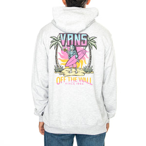 Palm Cheers Classic Ft Po Light Grey Heather - Felpa con Cappuccio Uomo Grigia VN000KJ21QI1 . VANS 