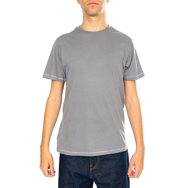 Basic S/S Tlrt Pebble - Maglietta Girocollo Uomo Grigia 22097-PEBBL . BRIXTON 