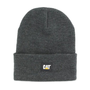 Cat Label Cuff Beanie Dark Heather Grey - Cappellino a Cuffia Grigio 1090026-10123 . CAT 