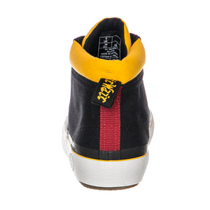 Womens Allana Black / Yellow Canvas Shoes DMSALLBYCV22307002 . DR.MARTENS 