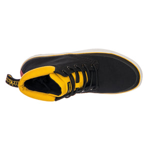 Womens Allana Black / Yellow Canvas Shoes DMSALLBYCV22307002 . DR.MARTENS 