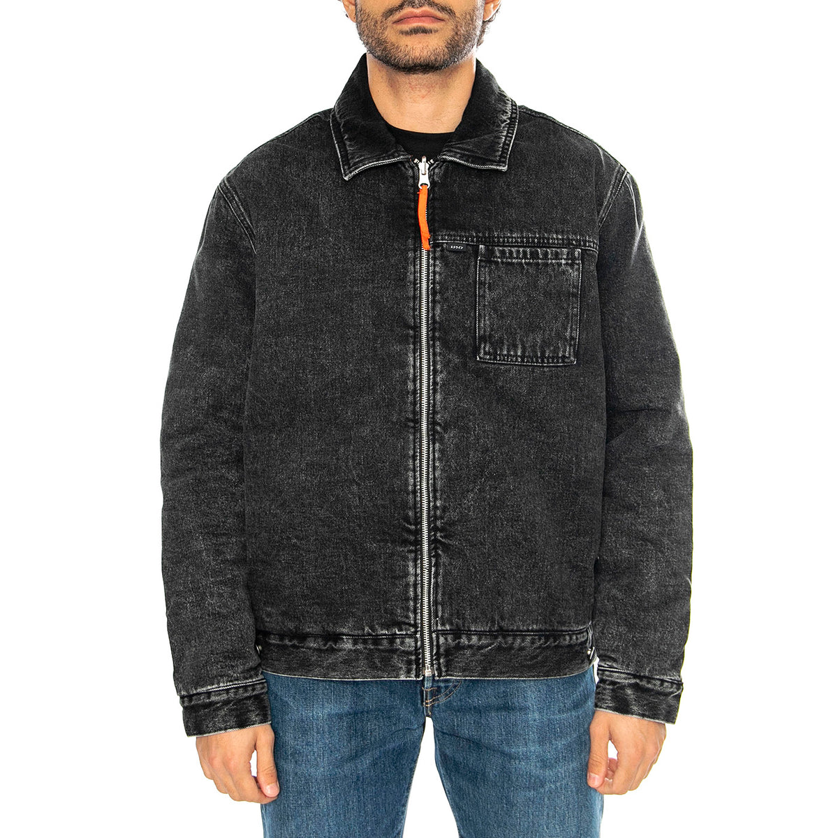 Match Jacket Reversible Black - Giacca Uomo Nera I032673.89.JQ. . EDWIN 