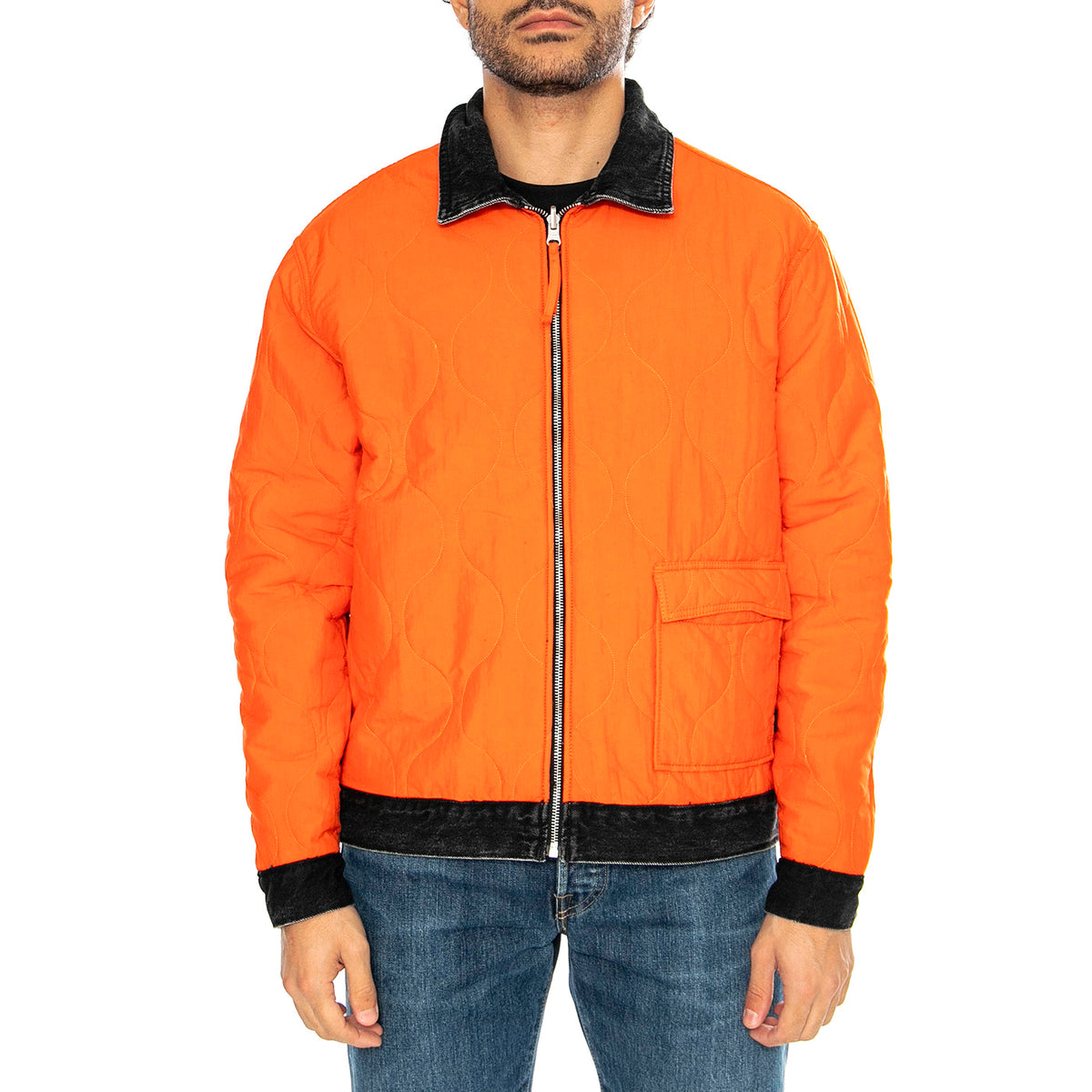 Match Jacket Reversible Black - Giacca Uomo Nera I032673.89.JQ. . EDWIN 