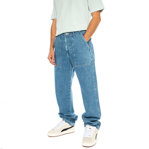 Work Pant Blue - Pantaloni Denim Jeans Uomo Blu I032822.01.X1. . EDWIN 