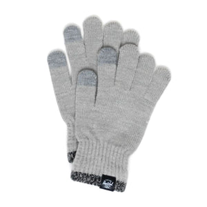 Elmer Gloves Stripe Heather Light Grey - Guanti Grigi 50216-05805-OS . HERSCHEL 