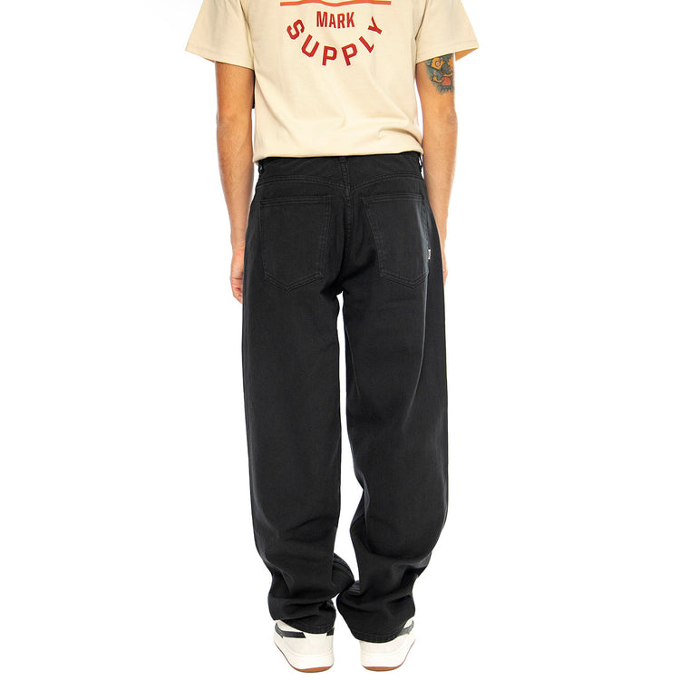 Crome Pant Black Denim - Pantaloni Denim Jeans Uomo Neri PT00242-BLACK . HUF 