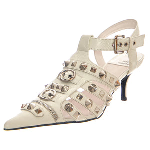Rocked Ivory Crinkle Silver - Sandali Donna Bianchi JC-ROCKEDYVO . JEFFREY CAMPBELL 