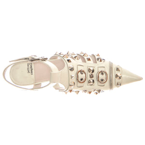 Rocked Ivory Crinkle Silver - Sandali Donna Bianchi JC-ROCKEDYVO . JEFFREY CAMPBELL 