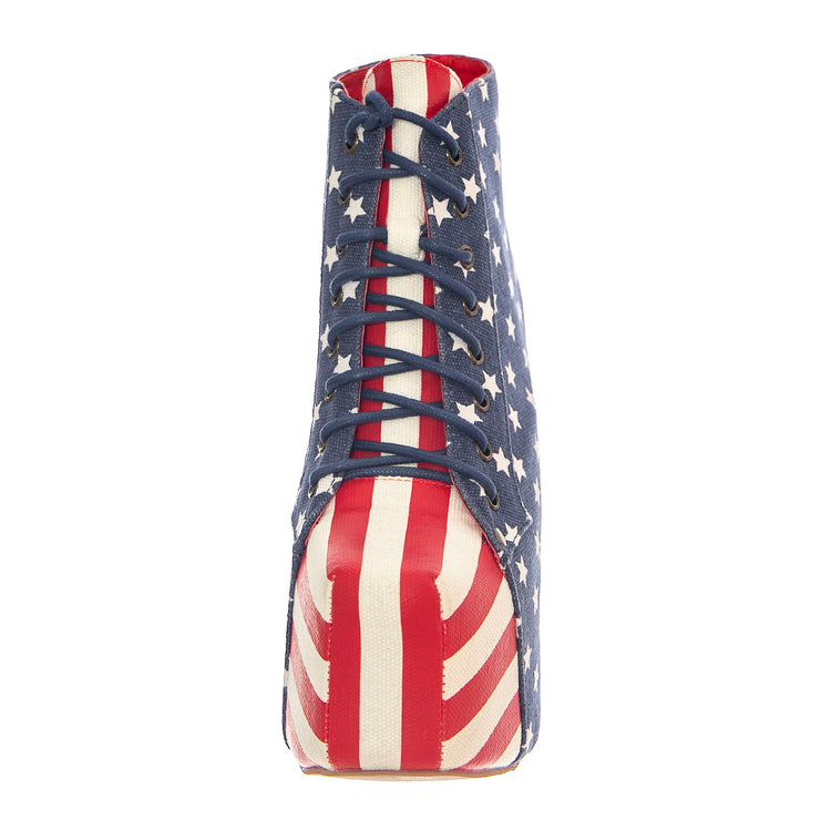 Lita Fab Stars Stripes - Stivaletti Donna Multicolore LITA-FAB-STARS . JEFFREY CAMPBELL 