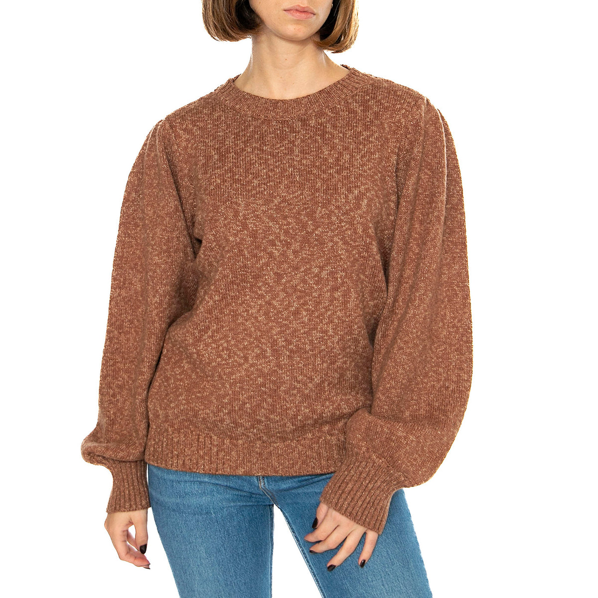 Gunnva 9249 Aztec - Maglione Donna Marrone 207309249-1130 . MINIMUM 