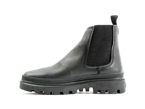 Pallatrooper Chelsea Black / Black - Scarpe Profilo Alto Donna Nere PAS98915-001-M . PALLADIUM 