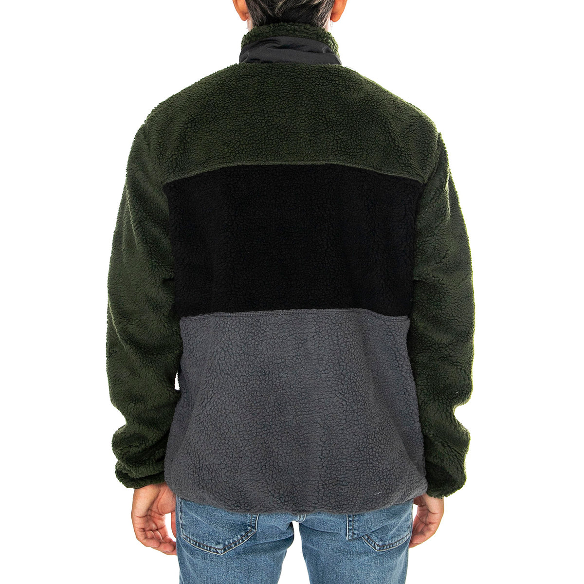P Bear Colour Block Borg Zip T Castelrock - Giacca Uomo Multicolore PFD0050-Y3A . PENFIELD 