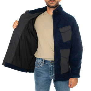 P Bear Borg Zip Thru Angled Po Navy Blazer - Giacca Uomo Blu PFD0051-203 . PENFIELD 
