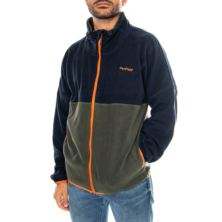 Penfield Polar Fleece Colour B Forest Night - Felpa Uomo Multicolore PFD0104-407 . PENFIELD 