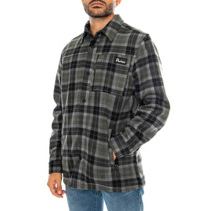 Checked Polar Fleece Jacket Forest Night - Giacca Uomo Multicolore PFD0243-407 . PENFIELD 