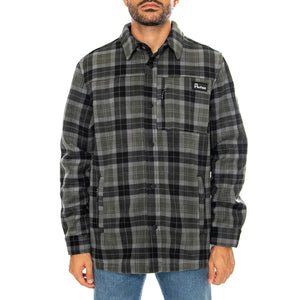 Checked Polar Fleece Jacket Forest Night - Giacca Uomo Multicolore PFD0243-407 . PENFIELD 