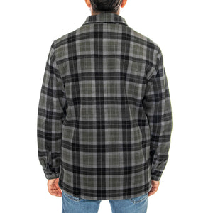 Checked Polar Fleece Jacket Forest Night - Giacca Uomo Multicolore PFD0243-407 . PENFIELD 