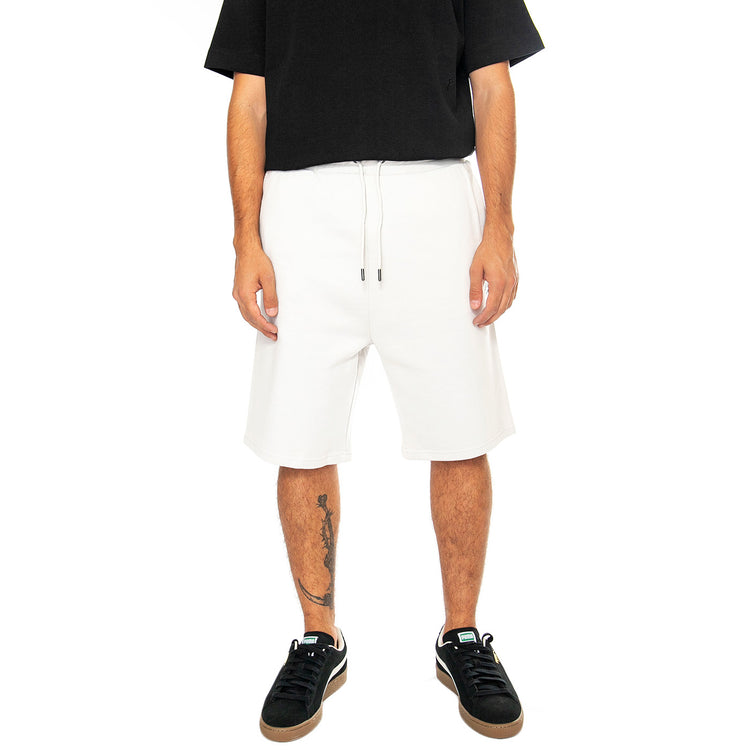 Hudson Script Sweat Short Nimbus Cloud - Bermuda in Felpa Uomo Grigi PFD0361-F57 . PENFIELD 