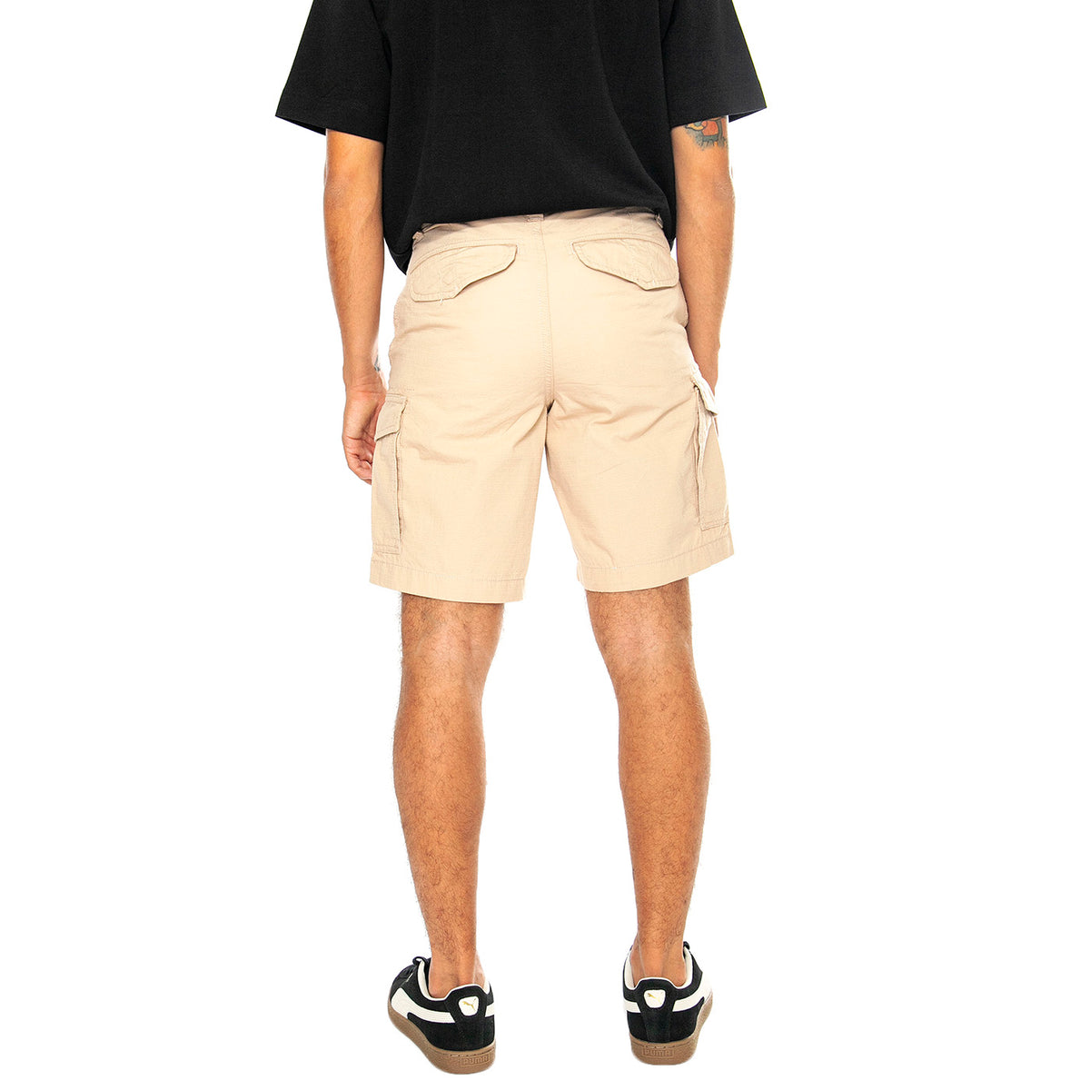 P Bear Vargo Shorts Cuban Sand - Bermuda Cargo Uomo Beige PFD0374-C83 . PENFIELD 