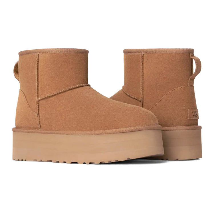 UGG® MINI CLASSIC PLATFORM CHESTNUT - Stivali Donna Marroni UGSCLMPCN1134991W . UGG 