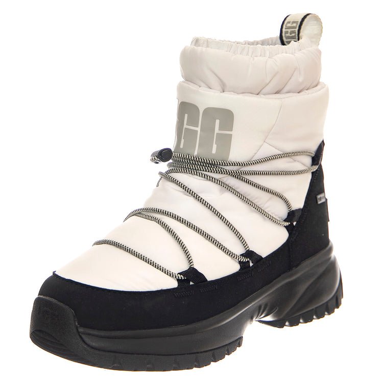 W Yose Puffer Mid White - Stivaletti Donna Bianchi W-1131978WHT . UGG 
