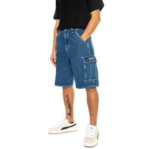 Creager Short Washed Blue - Bermuda Uomo Blu CREAGER SHORT - WASHED BLUE . WASTED PARIS 