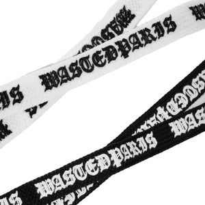 Fat Lace Kingdom Black / White - Lacci Multicolore E09WASKINBKW . WASTED PARIS 