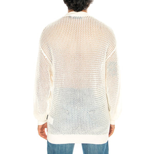 Sweater Snatch Off White - Maglione Girocollo Uomo Bianco SWEATER SNATCH - OFF-WHITE . WASTED PARIS 
