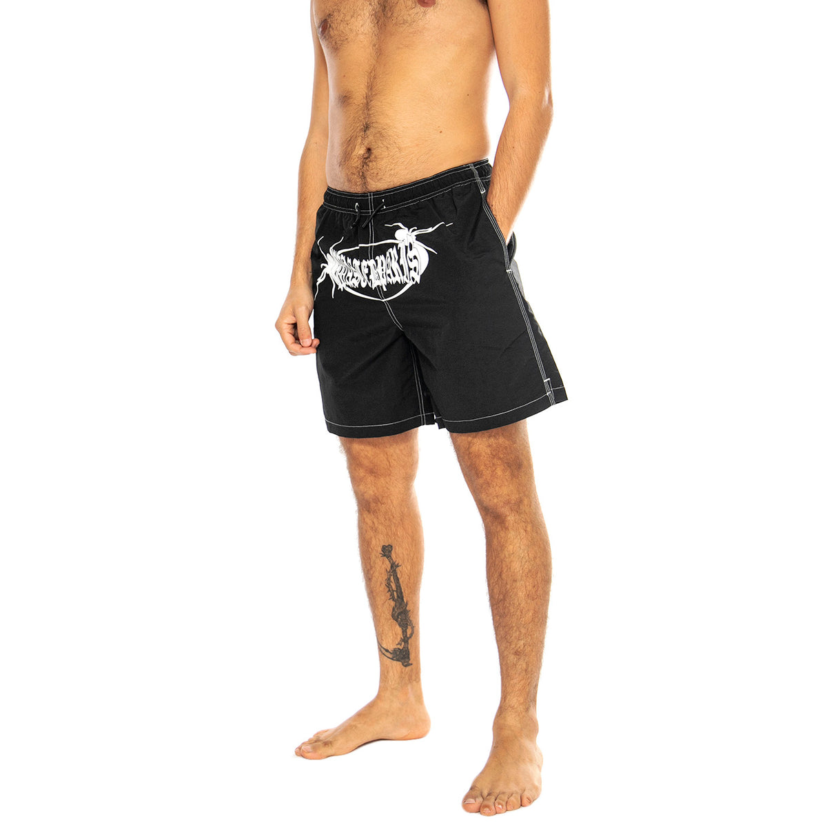 Swimsuit Boiler Black - Costume da Bagno Uomo Nero SWIMSUIT BOILER - BLACK . WASTED PARIS 
