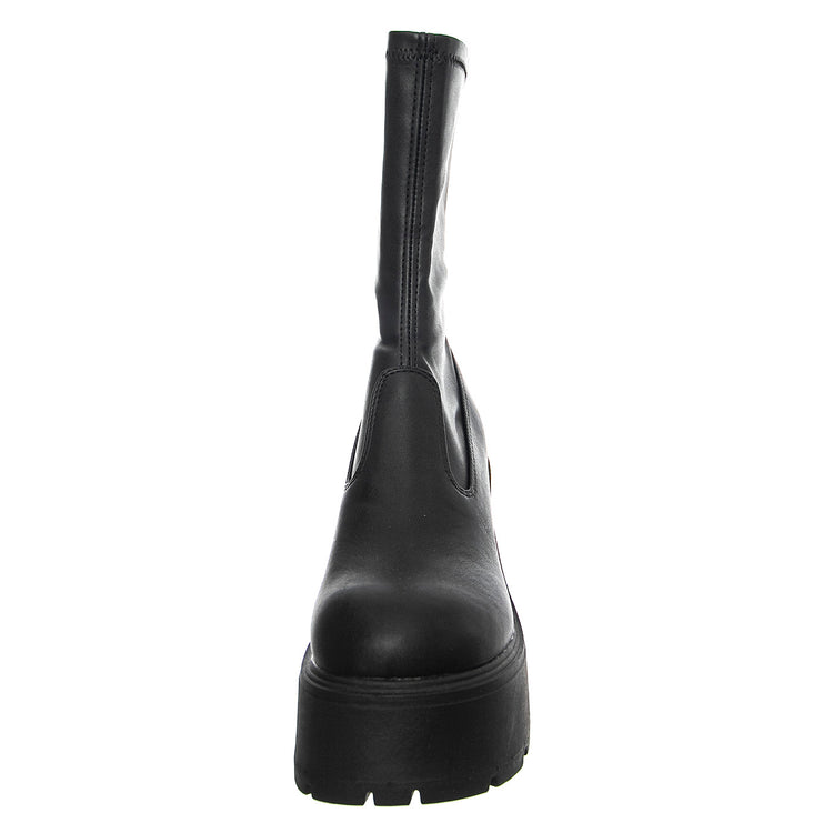 Found Black Stretch Pu - Stivali Donna Neri WSSFOUND-BLK . WINDSOR SMITH 